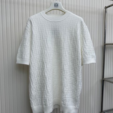 펜디 테리 코튼 티셔츠 화이트