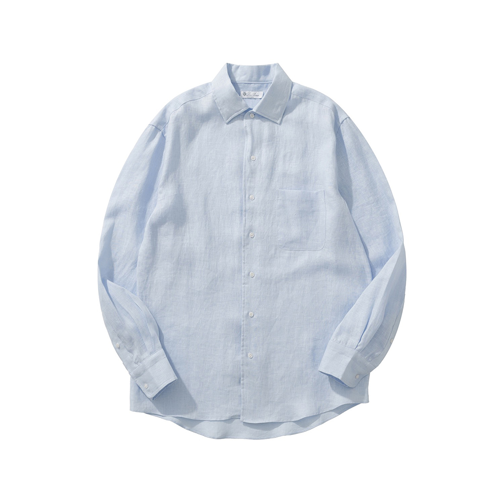 로로피아나 린넨 셔츠 블루