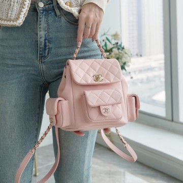 팬더샵 샤넬 23K 뉴 듀마 스몰 백 핑크 골드