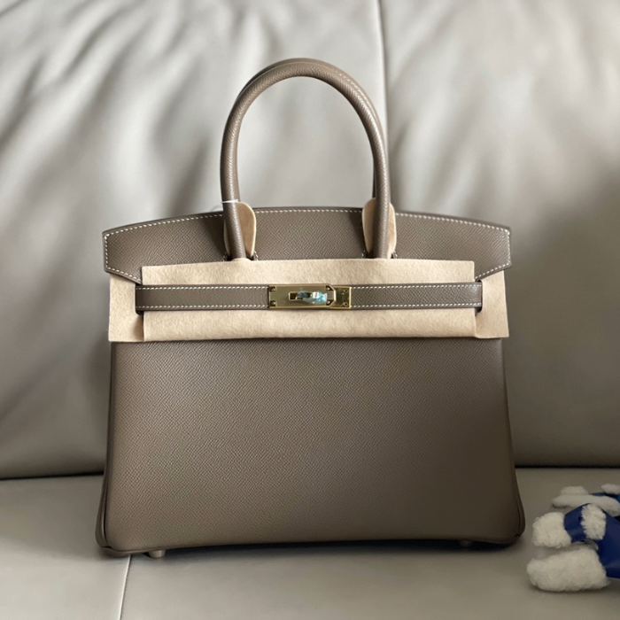 반수공 에르메스 버킨백 30 에토프 금장 엡송