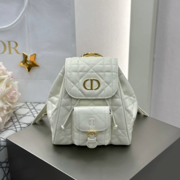 디올 카로 백팩 화이트 스몰