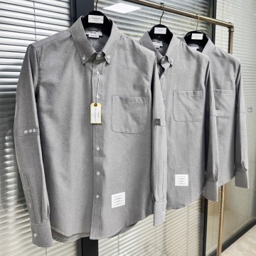 톰브라운 클래식 피케 스트레이트 핏 셔츠