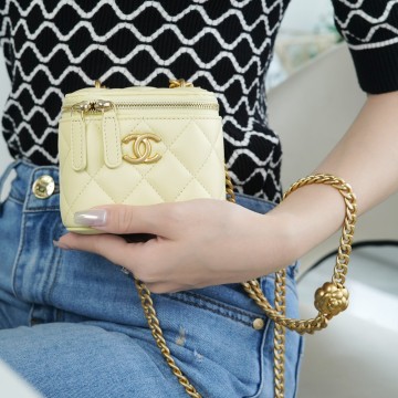 팬더샵 샤넬 골드볼 베니티 옐로우