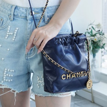 팬더샵 샤넬 23SS 22백 미니 네이비