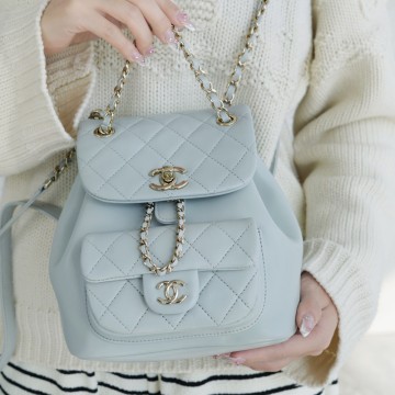 팬더샵 샤넬 22A 뉴 듀마 백 라이트 블루