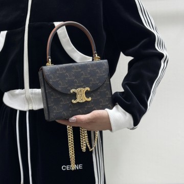 셀린느 틴 니노백 트리옹프 캔버스 & 카프스킨