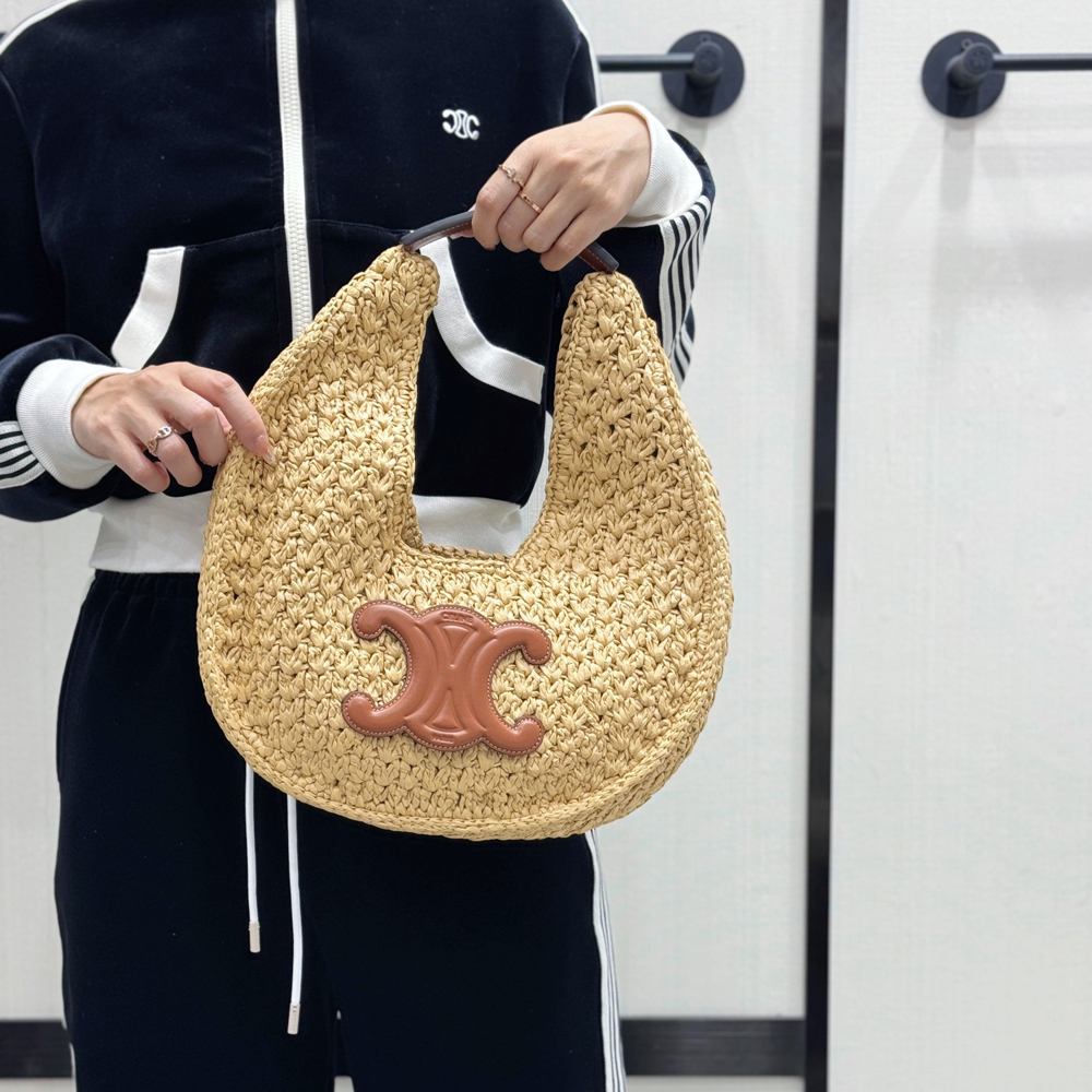 셀린느 클래식 라피아 파니에 호보백 112772EYR