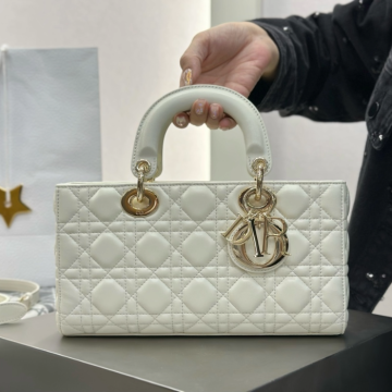 디올 미디엄 레이디 디조이 백 라떼