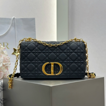 디올 미디엄 카로백 서플 까나쥬 블랙