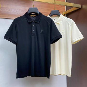 로로피아나 25SS 자수 라펠 폴로 티셔츠