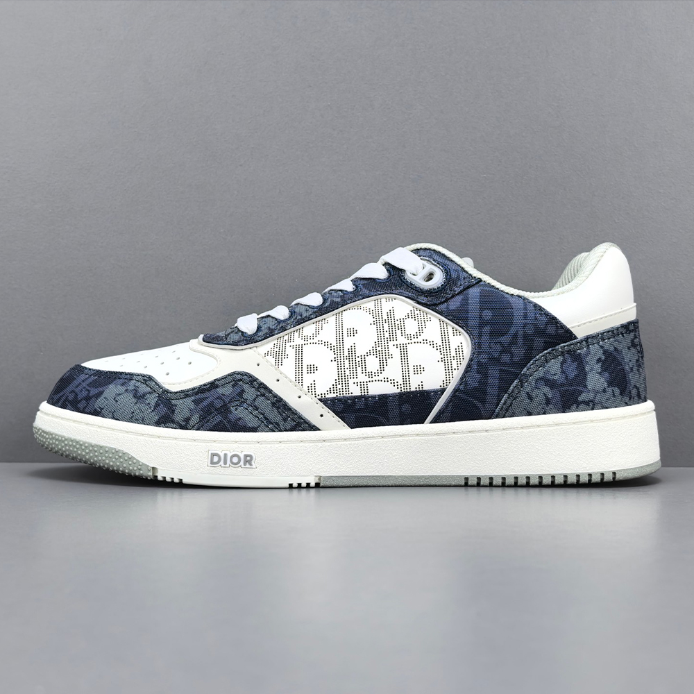 디올 B27 로우탑 스니커즈 네이비