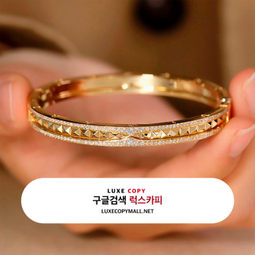 불가리 비제로원 다이아 파베 팔찌 옐로우 골드 18K