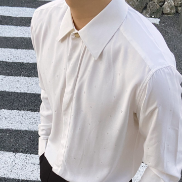 루이비통 갤럭시 자카드 실크 셔츠