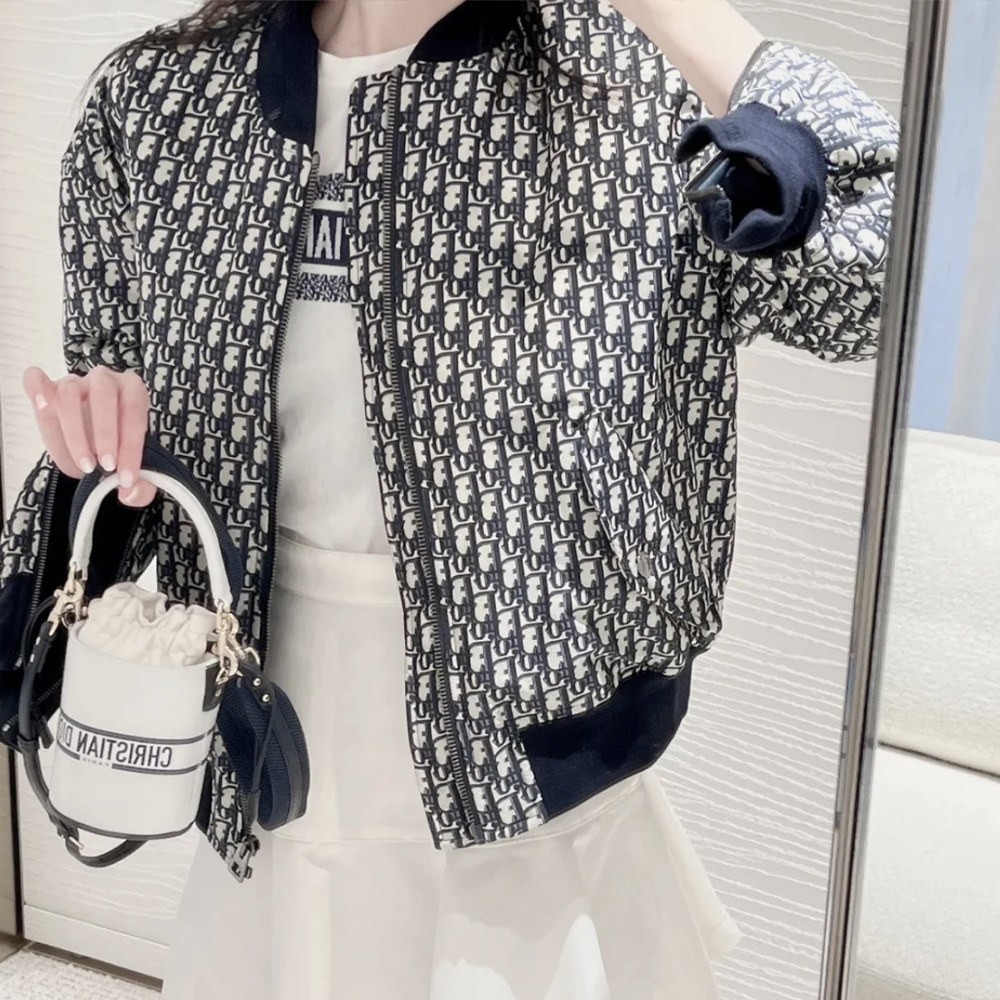 디올 오블리크 봄버 자켓