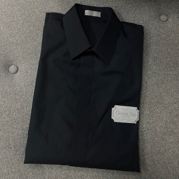 디올 쿠튀르 포플린 셔츠 블랙