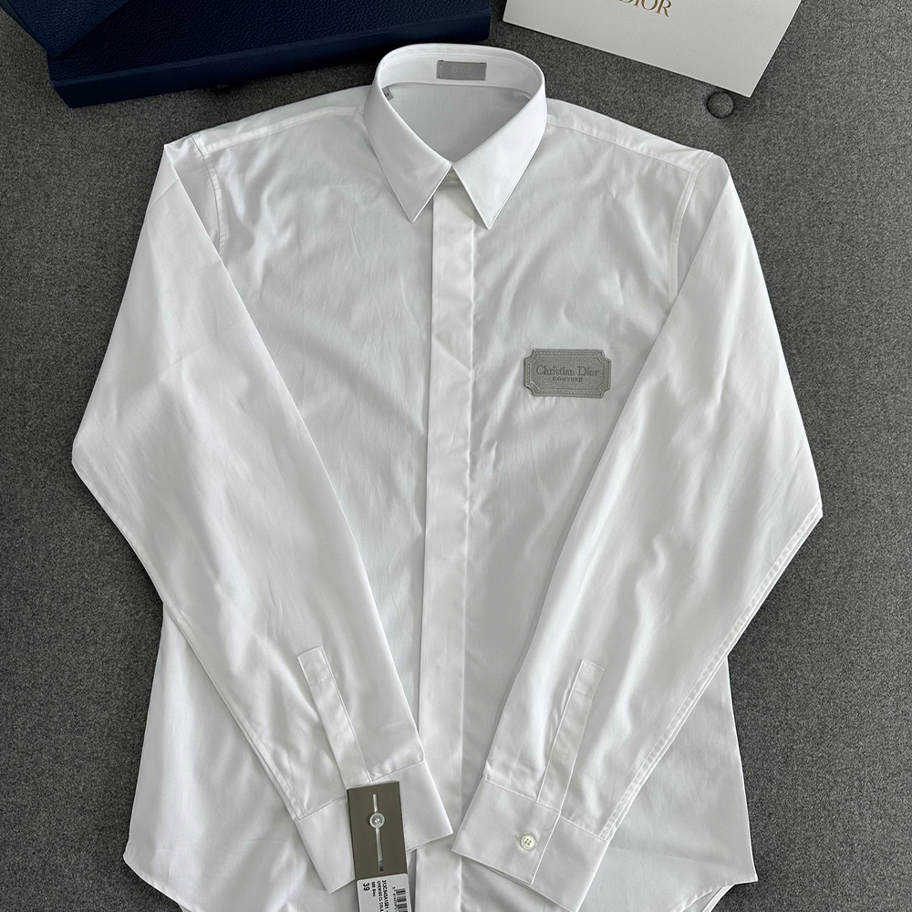 디올 쿠튀르 포플린 셔츠 화이트