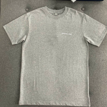 디올 스몰 자수로고 반팔 티셔츠 그레이