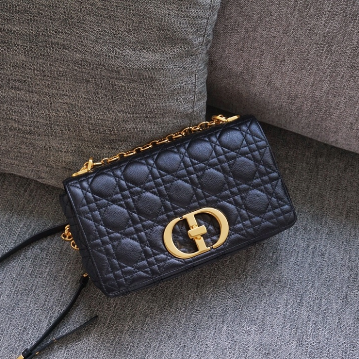 엔젤 공장 디올 카로 백 블랙 서플 까나쥬 송아지 가죽