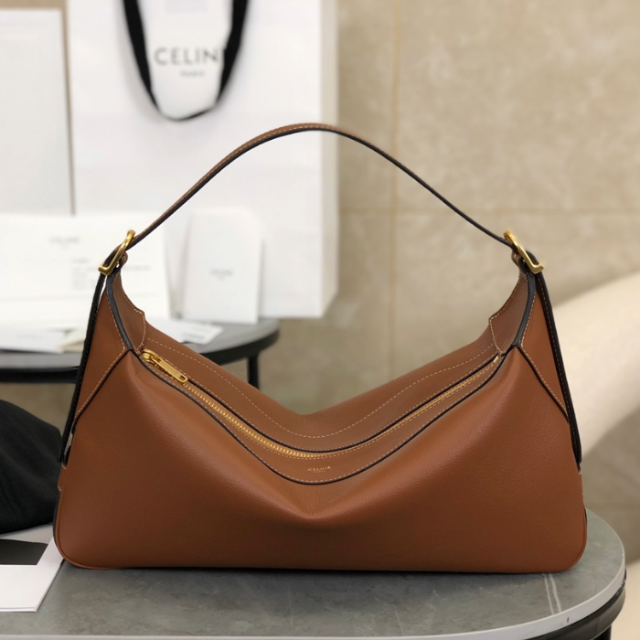 셀린느 미디엄 로미 서플백 카프스킨 탄 197443