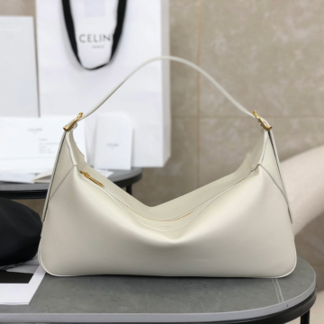 셀린느 미디엄 로미 서플백 카프스킨 화이트 197443