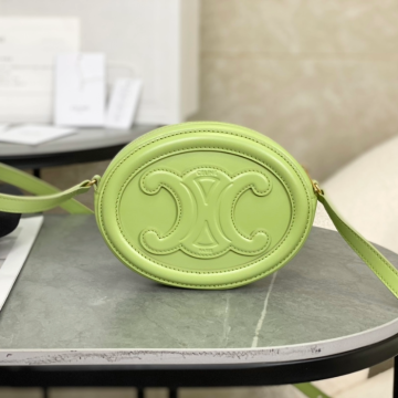 셀린느 트리오페 오벌 펄스 미니 크로스백 라이트제이드 101703