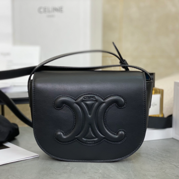 셀린느 퀴르 트리오페 폴코백 블랙 198263