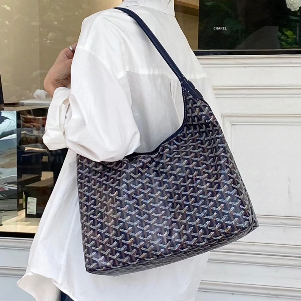 고야드 보헴 백 PM 가방 호보백 네이비