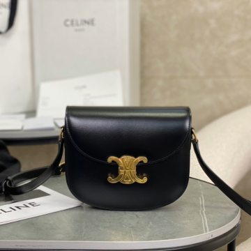 셀린느 트리오페 틴 베사체 숄더백 블랙 110413