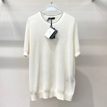 프라다 레이스업 티셔츠 옐로우