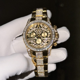 롤렉스 데이토나 타이거 모이사나이트 풀 파베 세팅 116528