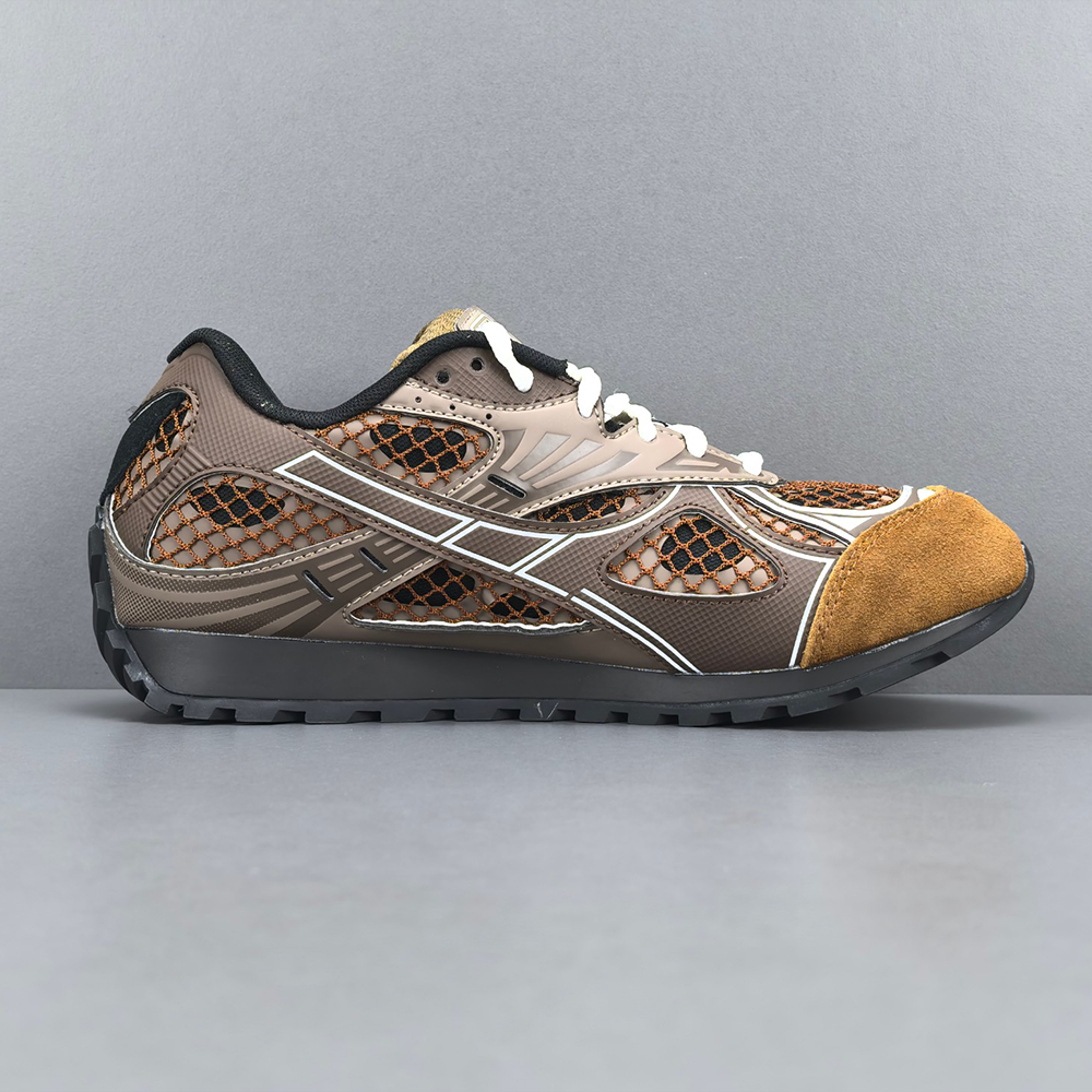 보테가베네타 오르빗 나일론 로우탑 스니커즈 빈트 스웨이드