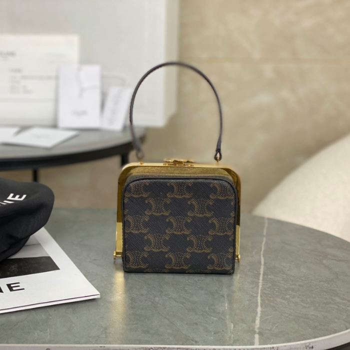 셀린느 트리오페 미노디에르 숄더 탑핸들백 탄 197242