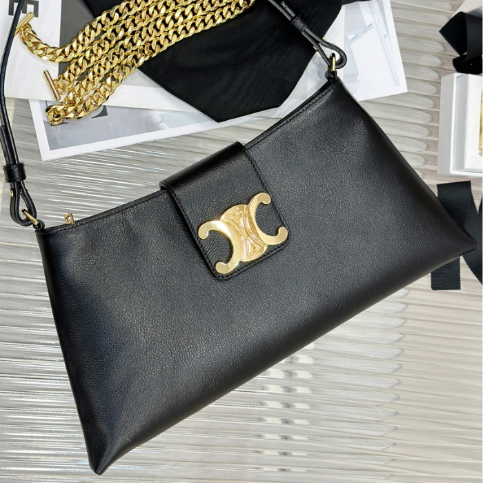 셀린느 미디엄 윌턴 백 스무스 카프스킨 블랙 113673