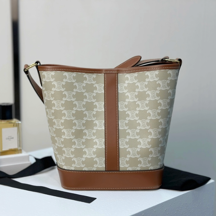 셀린느 버킷백 트리오페 스몰 숄더백 베르도 191442