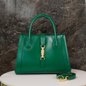 구찌 재키 1961 미디엄 토트백 그린