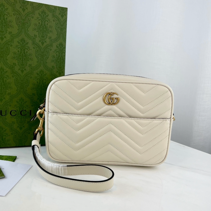 구찌 꼬르소밀라노 GG 멀티 유즈 크로스백 화이트