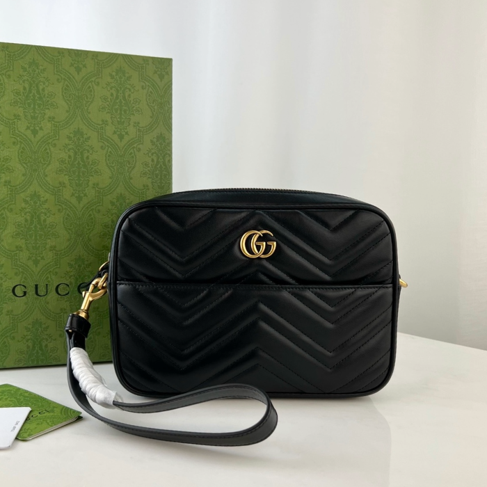 구찌 꼬르소밀라노 GG 멀티 유즈 크로스백 블랙