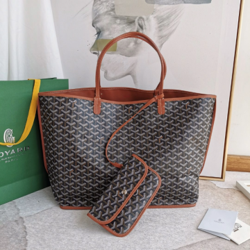 고야드 생루이 토트백 GM 블랙 텐