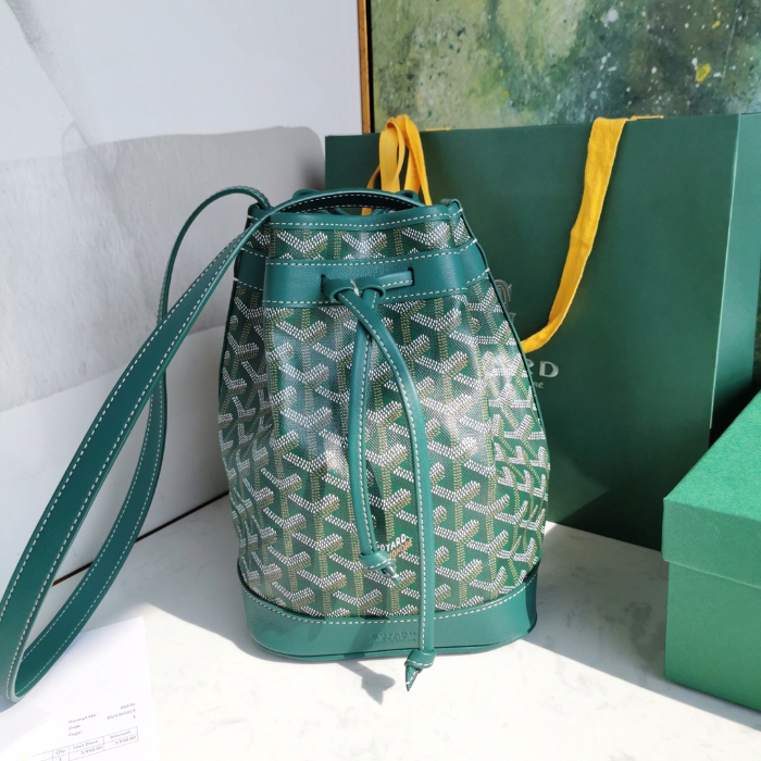 고야드 버킷백 쁘띠플로 그린