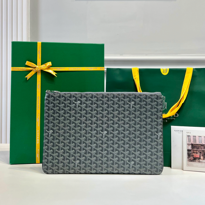 고야드 세나 클러치 GM 그레이