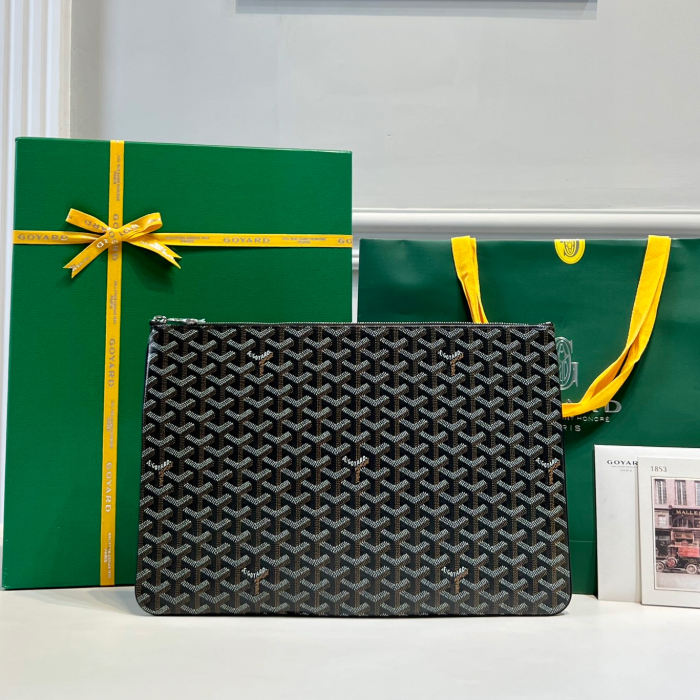 고야드 세나 클러치 GM 블랙