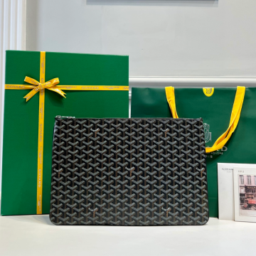 고야드 세나 클러치 GM 블랙