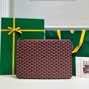 고야드 세나 클러치 GM 버건디