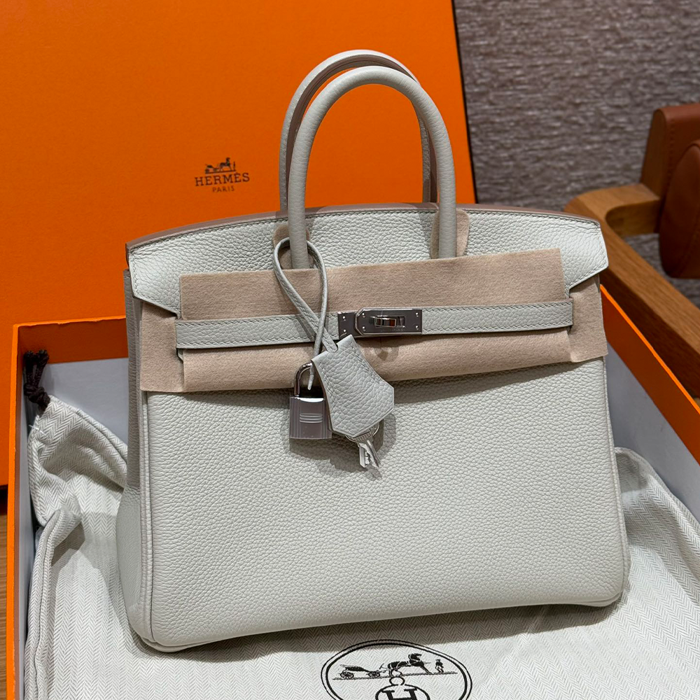 올수공 에르메스 버킨 25 8L/Beton 토고 가죽 실버 하드웨어