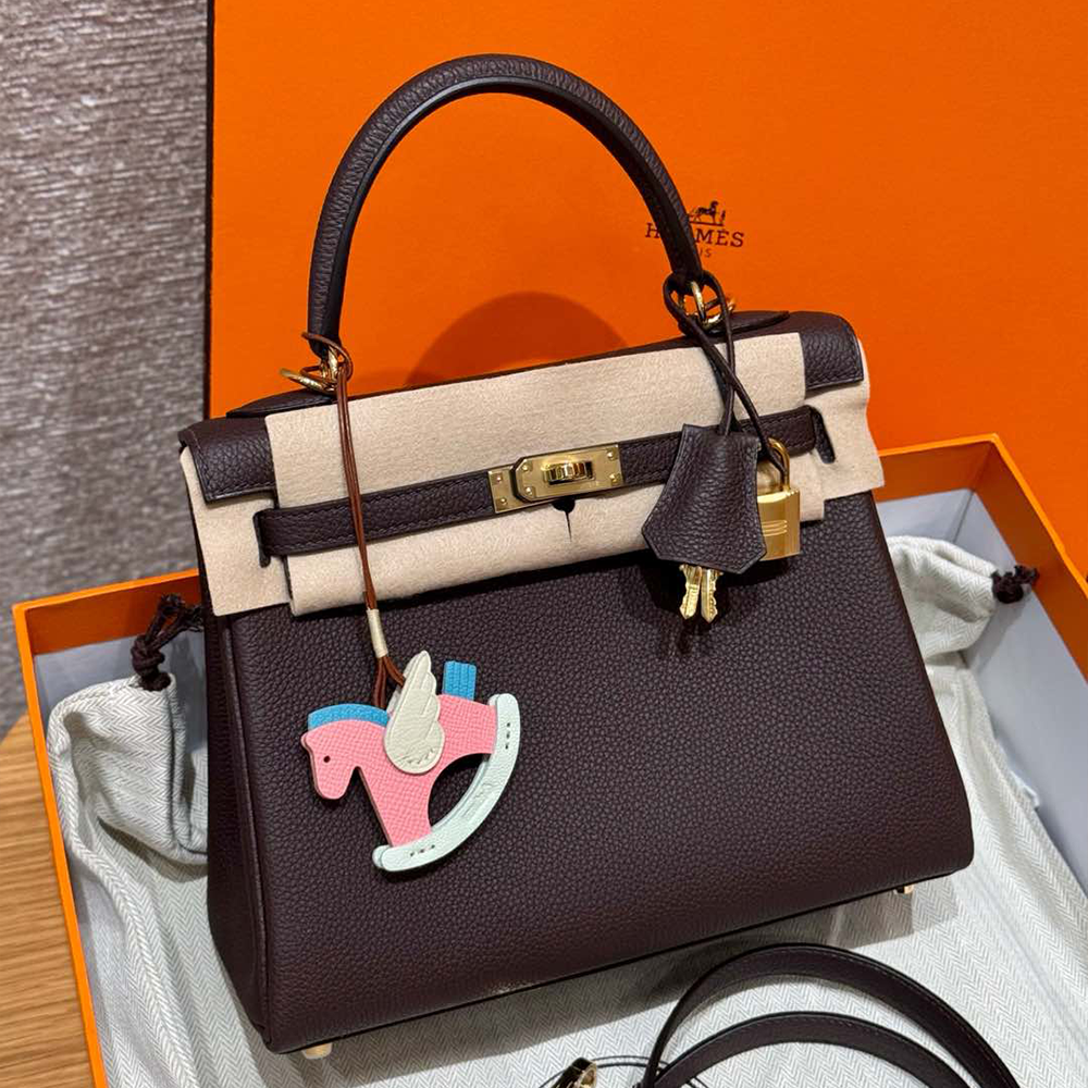 올수공 에르메스 켈리 25 0G/Rouge seller 토고 가죽 골드 하드웨어