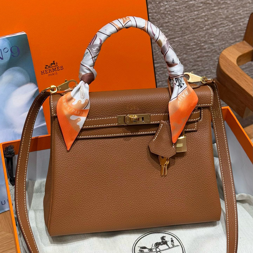 올수공 에르메스 켈리 25 37/Gold 토고 가죽 골드 하드웨어