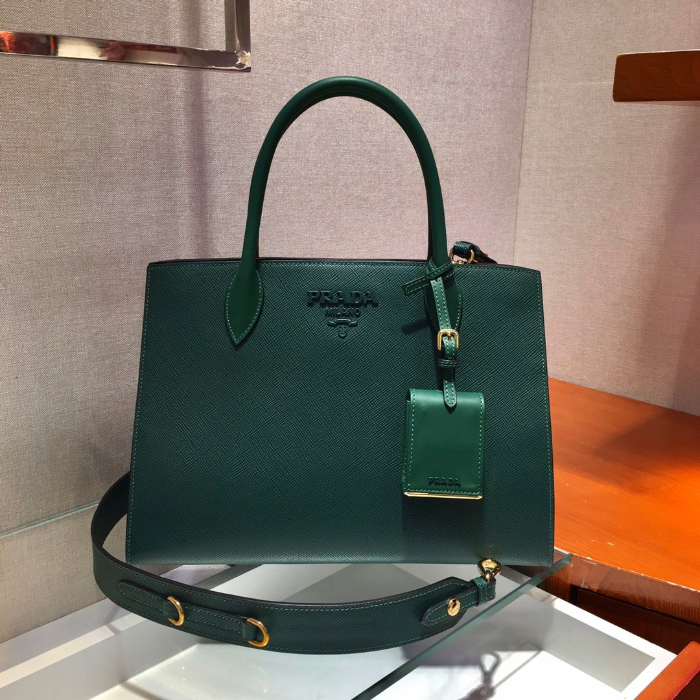 프라나 모노크롬 토트백 그린