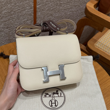 올수공 에르메스 콘스탄스 19 i2/Nata 엡송 가죽 실버 하드웨어