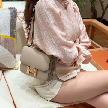 올수공 에르메스 콘스탄스 19 S2/Trench 엡송 가죽 골드 하드웨어