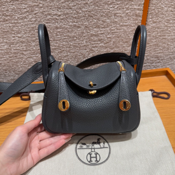 올수공 에르메스 린디 미니 H0/Girs Misty 클레망스 골드 하드웨어